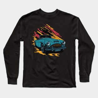 Austin Healey 3000 Vintage Car Art Long Sleeve T-Shirt